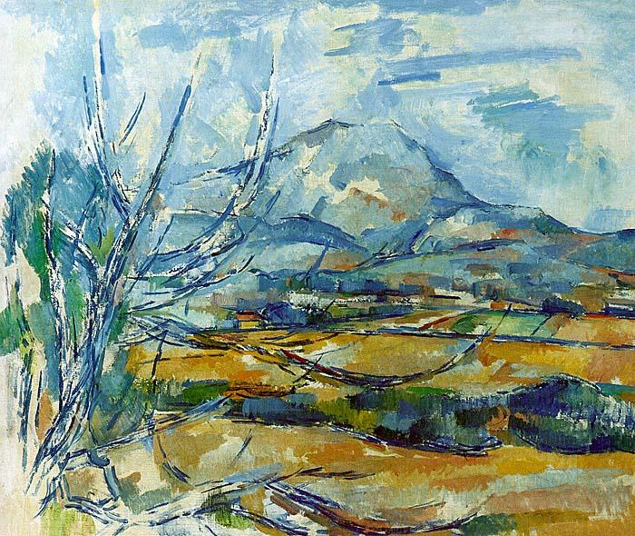Paul Cezanne Montagne Sainte-Victoire oil painting image